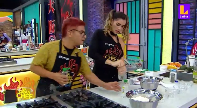 Miguel Vergara plagia preparación de Korina Rivadeneira para makis de El Gran Chef Famosos