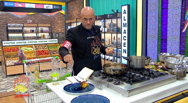 Ni con suplementarios: Mr. Peet no pudo emplatar tacacho en El Gran Chef Famosos