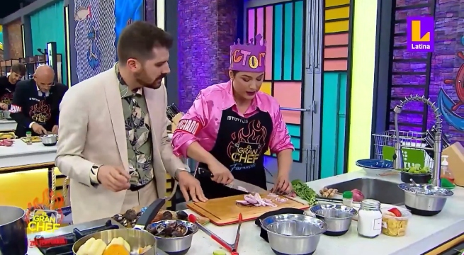 Mr. Tóxico: Natalia Salas no teme decirle la verdad a Mr. Peet ante cámaras de El Gran Chef Famosos