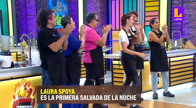 Laura Spoya, Jimmy Santy y Natalia Salas salvados en primer reto de El Gran Chef Famosos