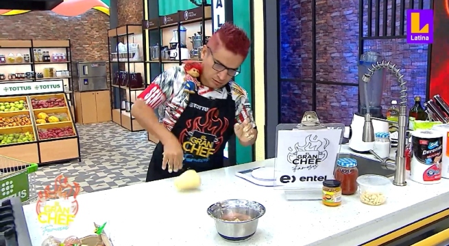 Ni Pelaicito lo salvó: Miguel Vergara vuelve a hacer lo suyo y envía pasta al suelo frente a jurado de El Gran Chef Famosos