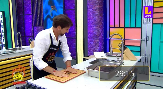 Sabido: Pavón tiene secretito para evitar que se mueva la tabla de picar de El Gran Chef Famosos