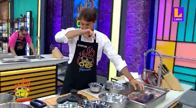 El Gran Chef Famosos: Pavón no soportó náuseas al cocinar pota por primera vez