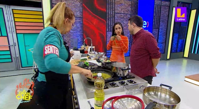 Casi malogra su plato: Susan León confundió el culantro con perejil en El Gran Chef Famosos