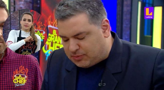 Javier Masías sobre pastel de Milett Figueroa: 