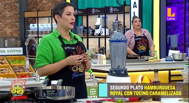¿Cuánta gente va a venir?: la reacción de los participantes al oír reto de hamburguesa de El Gran Chef Famosos