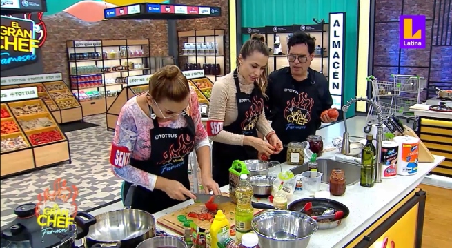 Milett Figueroa supera su shock y ayuda a Susan León para acelerar plato de El Gran Chef Famosos