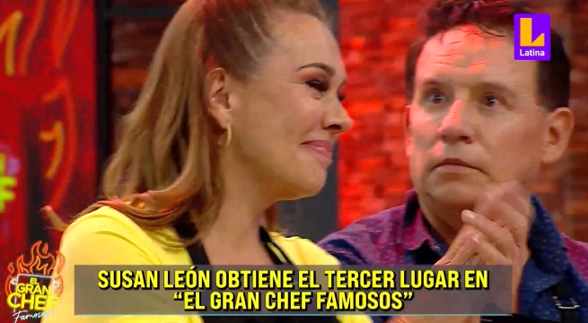 Karina Calmet y Ricardo Rondón son los finalistas: Susan León es eliminada y queda en el tercer lugar de El Gran Chef Famosos