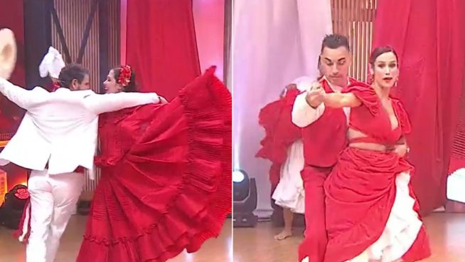 La rompieron: Fernando, 'Maju', Karina y 'Santi' bailaron ritmos peruanos en Arriba mi Gente