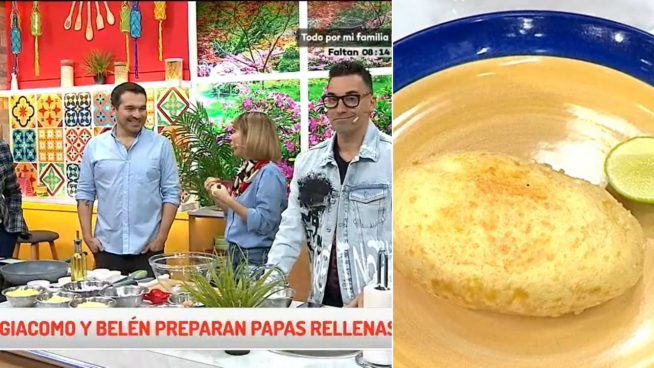 ¿Cómo preparar unas ricas papas rellenas? Giacomo Bocchio y Belén Estévez te lo enseñan