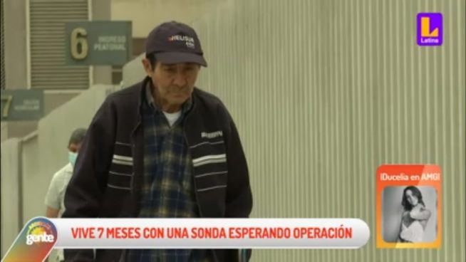 No puede ni dormir: adulto mayor lleva siete meses con sonda sin acceso a operación