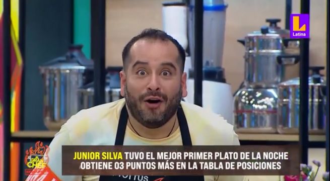 Batacazo: Junior Silva conquistó al jurado con la mejor cachanga de El Gran Chef Famosos