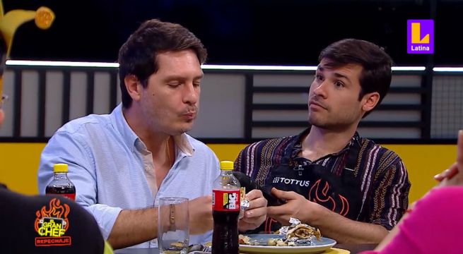 Cristian Rivero cuando visitó El Gran Chef Famosos: su reacción al probar kebab de su cuñado Jesús Neyra