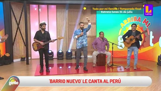 Diego Dibós y ‘Barrio Nuevo’ le cantan al Perú con su nuevo éxito “Oración a la Patria”