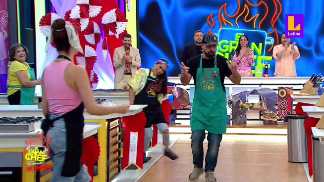 ¿Y Giacomo?: Brian Rullan, esposo de Laura Spoya, flechó a Katia Palma apenas entró a El Gran Chef Famosos