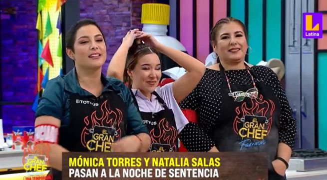 Mónica Torres y Natalia Salas van a noche de sentencia de El Gran Chef Famosos