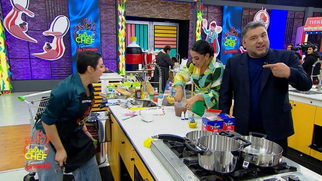 Se la devolvió: Masías se burló de error de Nelly Rossinelli con masa de Natalia en El Gran Chef Famosos