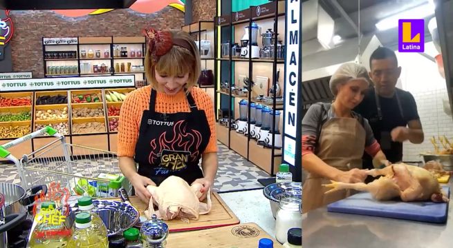 El Gran Chef Famosos: Belén Estévez dejó mal a trabajadores de mercado que la entrenaron para trozar pollo