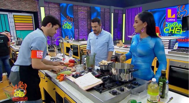 El Gran Chef Famosos: Jesús Neyra metió cebolla entera en aderezo de arroz con pollo