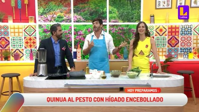 ¿Cómo preparar quinua al pesto con hígado encebollado? Joselito Carrera te lo enseña
