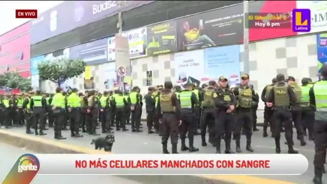 Las Malvinas: más de mil policías realizan megaoperativo para intervenir locales de venta ilegal de celulares