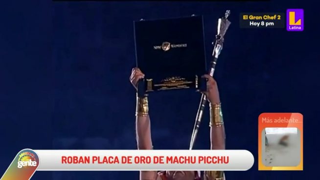 Machu Picchu: alcalde denuncia que no es reciente desaparición de placa de oro y pergamino de la ciudadela