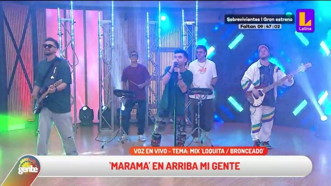 Todos a bailar: Marama visitó Arriba mi Gente para cantar su nuevo éxito 