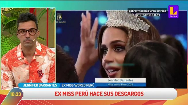 Jennifer Barrantes sobre la corona de Miss Mundo: 