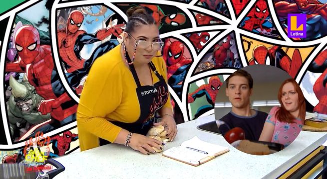 Esos reflejos no los tiene ni Peter Parker: Mónica Torres demostró su habilidad en El Gran Chef Famosos