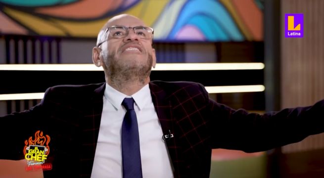 Se pasó con el pisco: Mr. Peet mareado tras probar su cóctel de langostinos en El Gran Chef Famosos