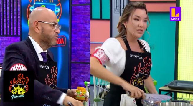 Era ayuda, no hacerlo: Mr. Peet por poco le prepara todo el locro a Ale Fuller en El Gran Chef Famosos