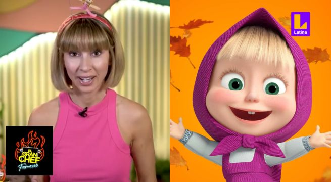 Katia Palma y la vez que comparó con tierno personaje animado a Belén Estévez en El Gran Chef Famosos