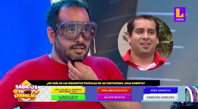 El pasado persigue a Junior Silva: público de Sábados en Familia le recordó su apodo por no saber respuesta