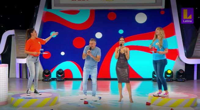 Sofía Franco reaparece en TV y se enfrenta a Tilsa Lozano en juego de Sábados en Familia