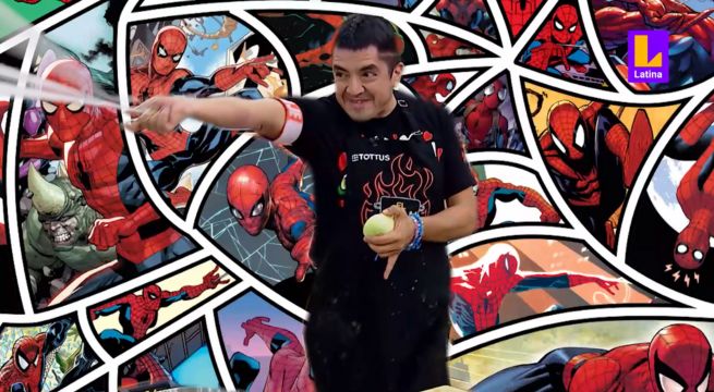 Sacó su lado arácnido: Mauricio Mesones demostró sus rápidos reflejos en El Gran Chef Famosos