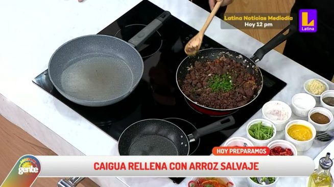 Aprende a hacer una rica caigua rellena con arroz salvaje en Arriba mi Gente