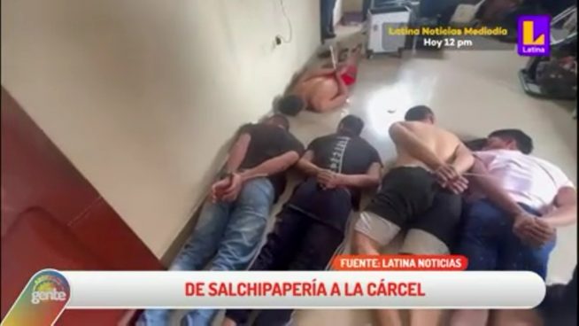 Trujillo: Cinco delincuentes venezolanos fueron capturados mientras comían salchipapa