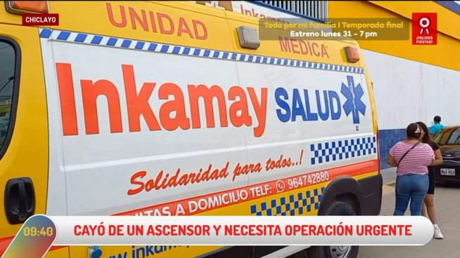 Chiclayo: madre e hija caen de ascensor y nadie se ha hecho responsable en Clínica Inkamay