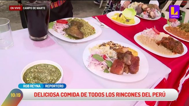 Campo de Marte: comida de todas las regiones en la Feria Nacional de Artesanía