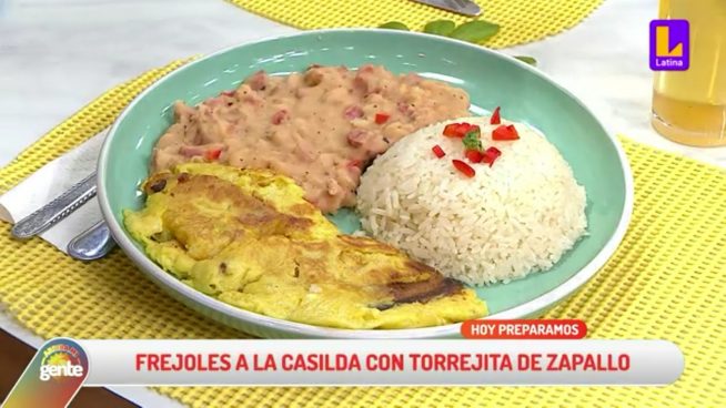 ¿Cómo preparar frejoles a la casilda con torrejitas de zapallo? Don Pedrito te lo enseña
