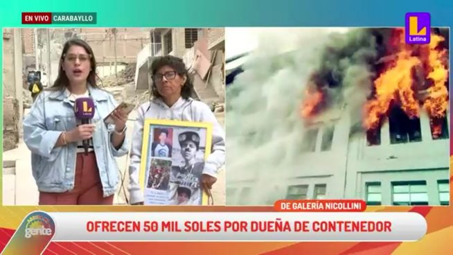 Incendio en galería Nicolini: mujer dueña de contenedor no ha pisado la cárcel y madre de fallecido exige justicia