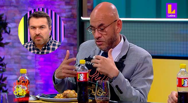 ¿Esto es arroz de paella o puré?: Giacomo Bocchio no tuvo piedad con plato de Mr. Peet en El Gran Chef Famosos