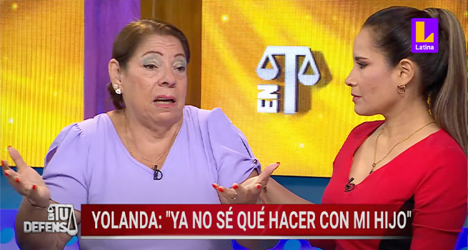 En Tu Defensa: fue denunciada por culpa de su hijo con problemas de adicción pero éste le pide perdón en vivo