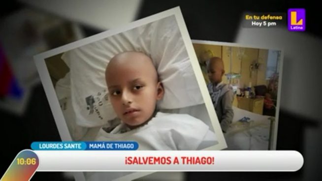 La lucha de Thiago: no es compatible con su familia y busca médula ósea en España