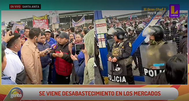 Paro en Gran Mercado Mayorista de Lima: aumento de cobro a vehículos afectará a los consumidores