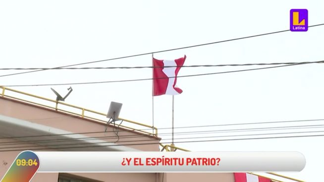 ¿A cuánto asciende la multa por no colocar la bandera del Perú en julio?