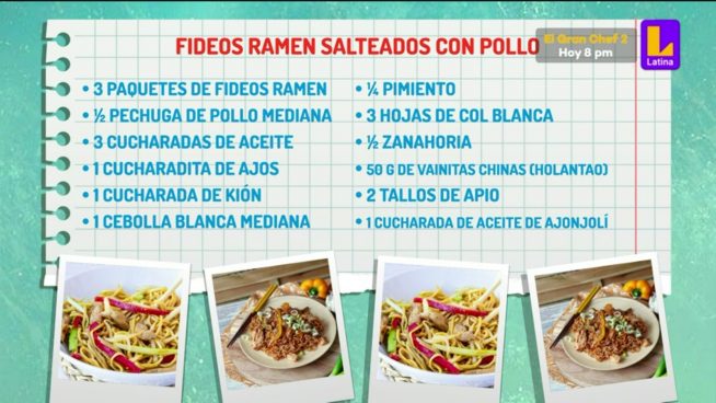 ¿Quieres preparar unos ricos tallarines ramen salteados con pollo? En Arriba mi Gente te lo enseñamos