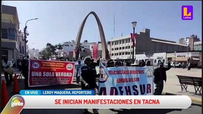 Protestas en Perú: así iniciaron las manifestaciones de gremios en Tacna