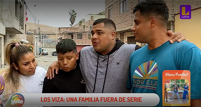 ‘Los Viza’, la familia chorrillana que bate récords en Tiktok
