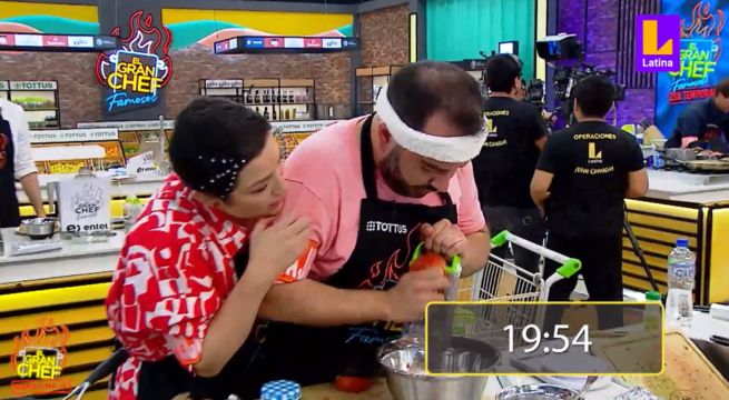 ¿Te ayudo a rayar?: Junior Silva rechazó ayuda de Natalia Salas en El Gran Chef Famosos